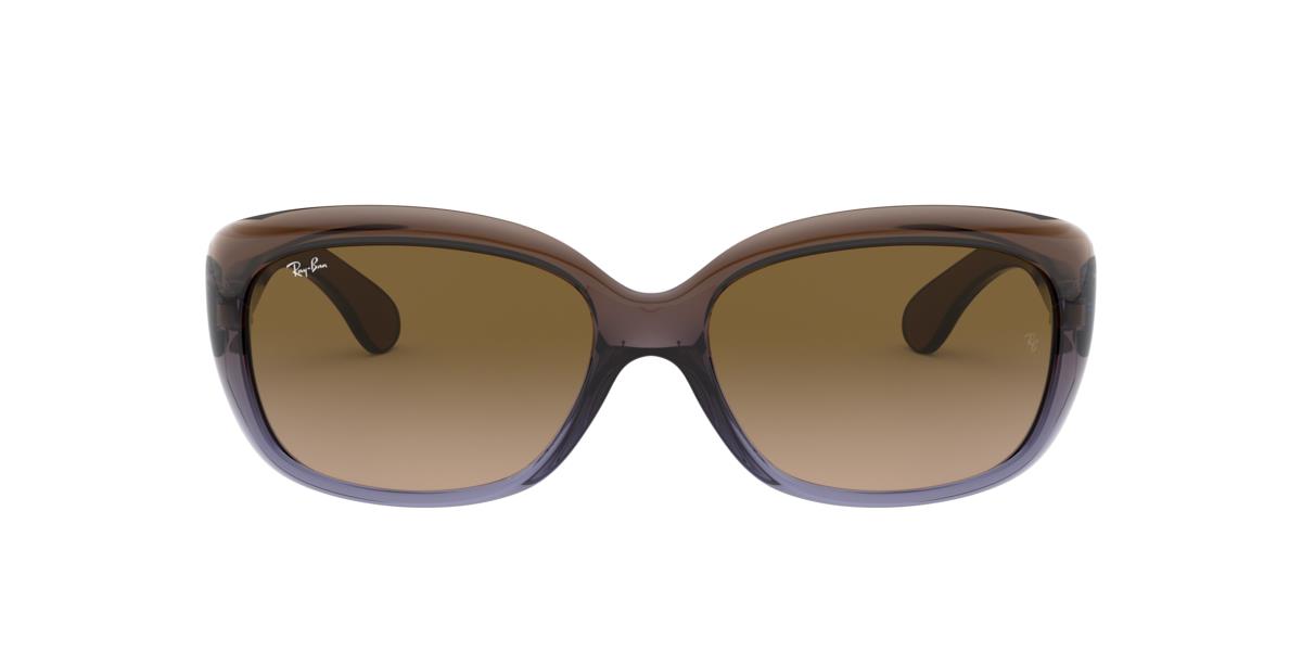 Ray-Ban RB4101 JACKIE OHH - 860/51 - Brown Gradient Lilac - 58 mm