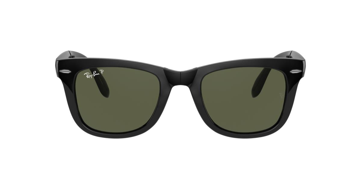 Ray-Ban RB4105 FOLDING WAYFARER - 601/58 - Black - 50 mm