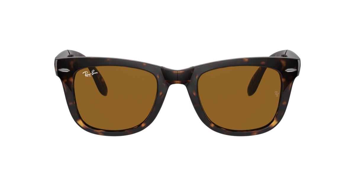 Ray-Ban RB4105 FOLDING WAYFARER - 710 - Light Havana - 50 mm