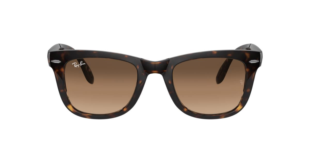 Ray-Ban RB4105 FOLDING WAYFARER - 710/51 - Light Havana - 50 mm