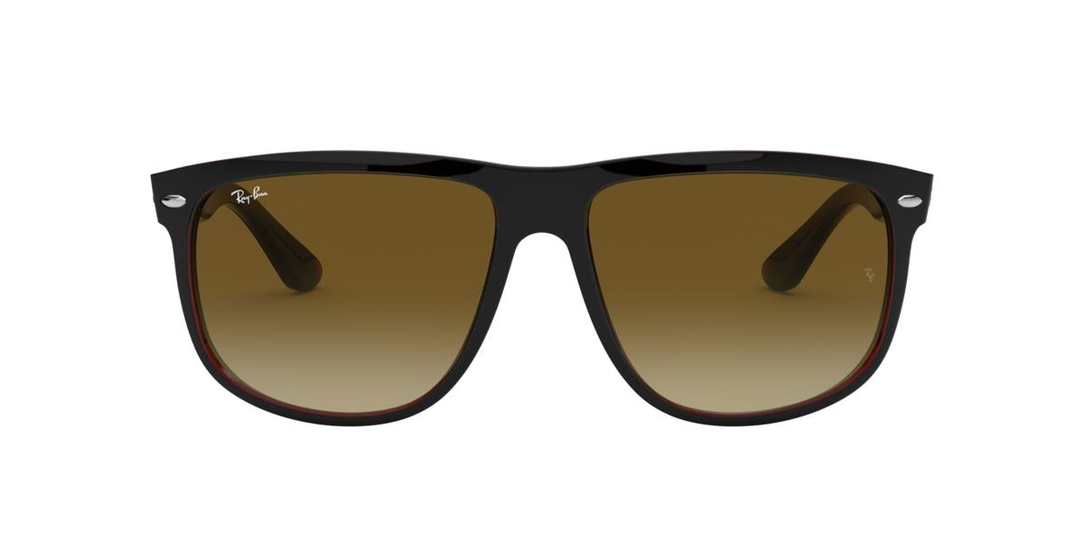 Ray-Ban RB4147 BOYFRIEND - 609585 - Black On Brown - 60 mm