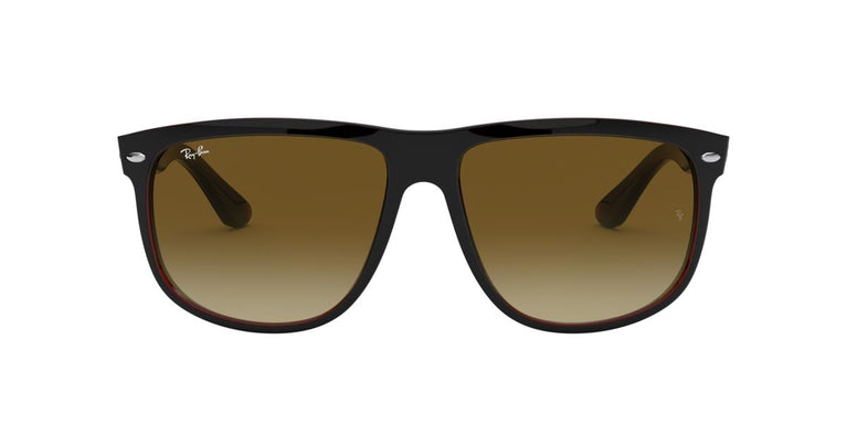 Ray-Ban RB4147 BOYFRIEND - 609585 - Black On Brown - 60 mm