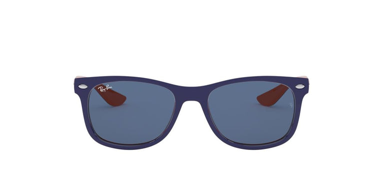 Ray-Ban RJ9052S JUNIOR NEW WAYFARER - 178/80 - Blue On Orange - 48 mm