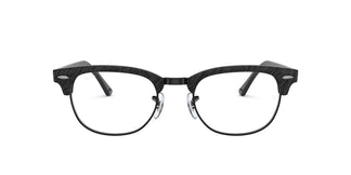 Ray-Ban RX5154 CLUBMASTER - 8049 - Wrinnkled Black On Black - 49 mm