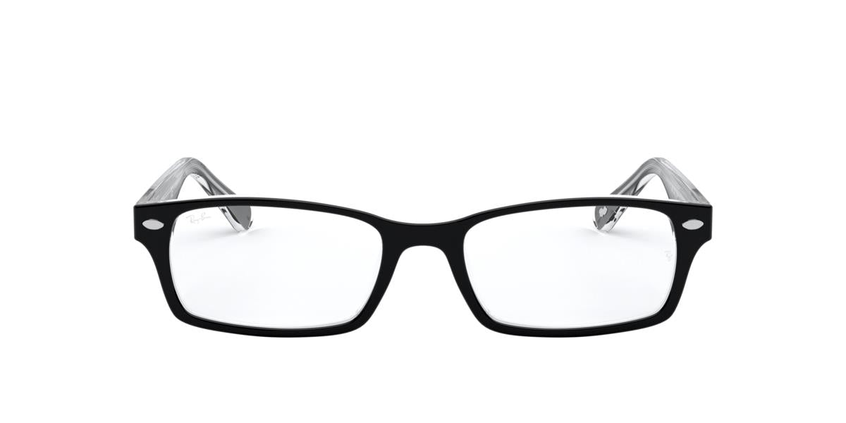 Ray-Ban RX5206 - 2034 - Black On Transparent - 52 mm