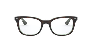 Ray-Ban RX5285 - 2383 - Havana On Green Transparent - 53 mm