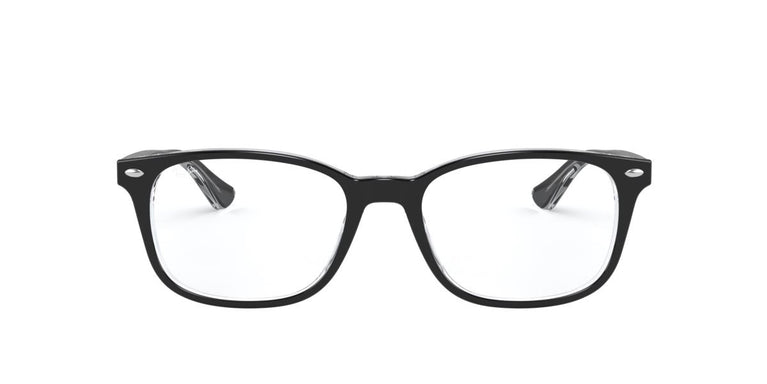 Ray-Ban RX5375 - 2034 - Black On Transparent - 53 mm