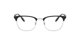 Ray-Ban RX6346 - 2861 - Black On Silver - 52 mm