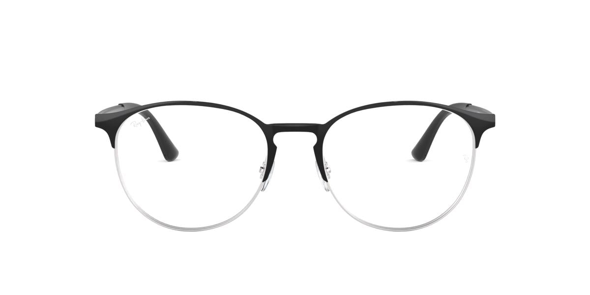 Ray-Ban RX6375 - 2861 - Black On Silver - 51 mm