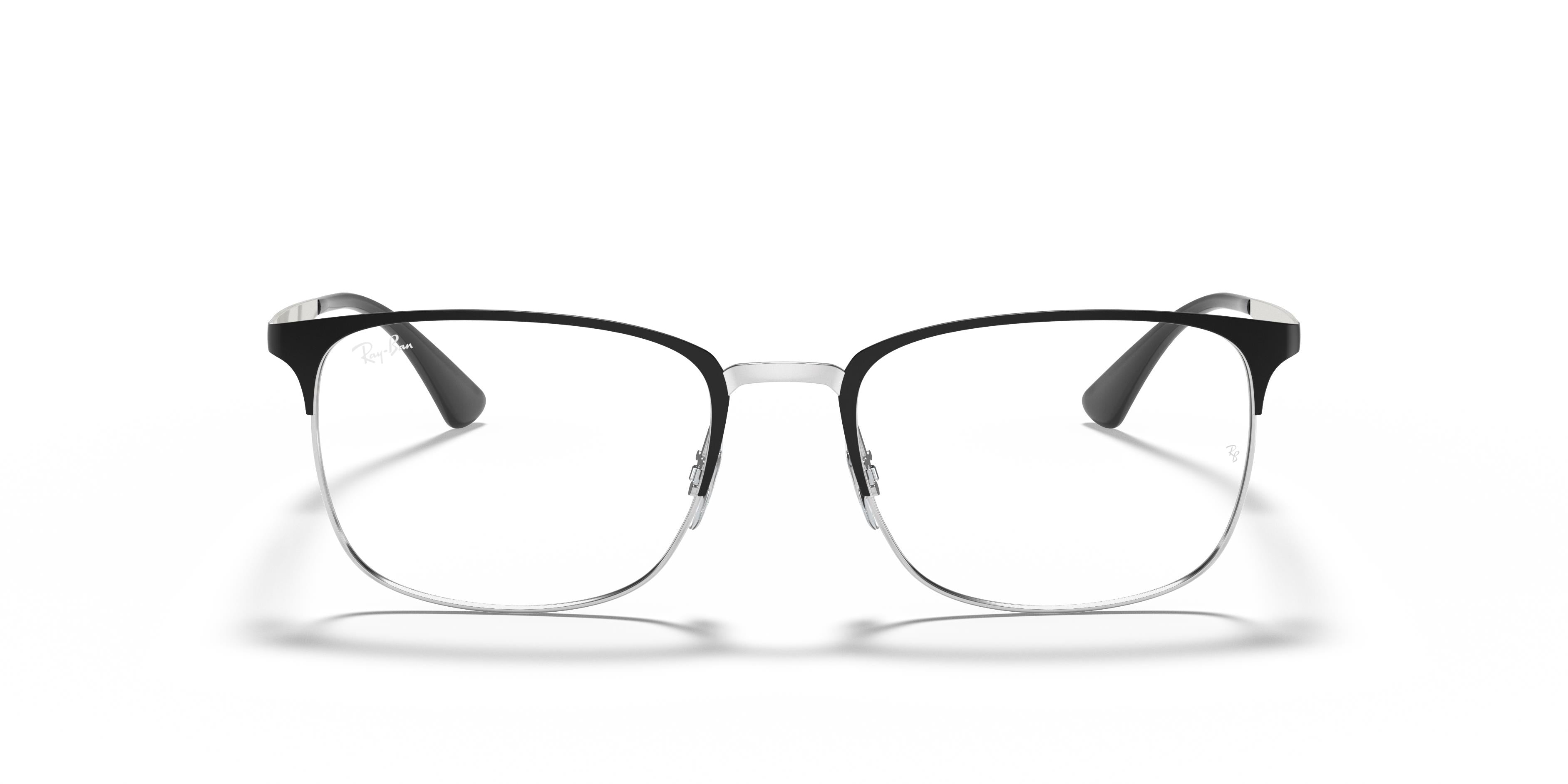 Ray-Ban RX6421 - 2997 - Matte Black On Silver - 52 mm