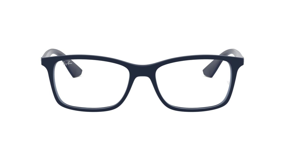 Ray-Ban RX7047 - 5450 - Matte Transparent Blue - 54 mm