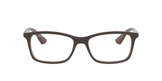 Ray-Ban RX7047 - 5451 - Matte Transparent Brown - 54 mm