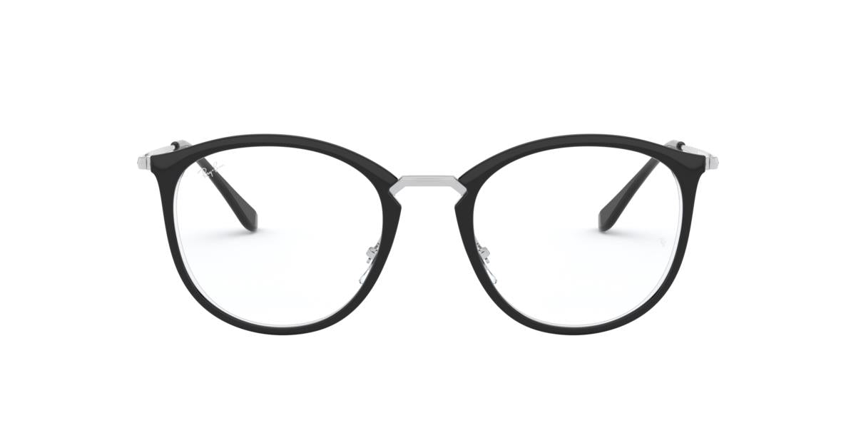 Ray-Ban RX7140 - 5852 - Black On Transparent - 49 mm