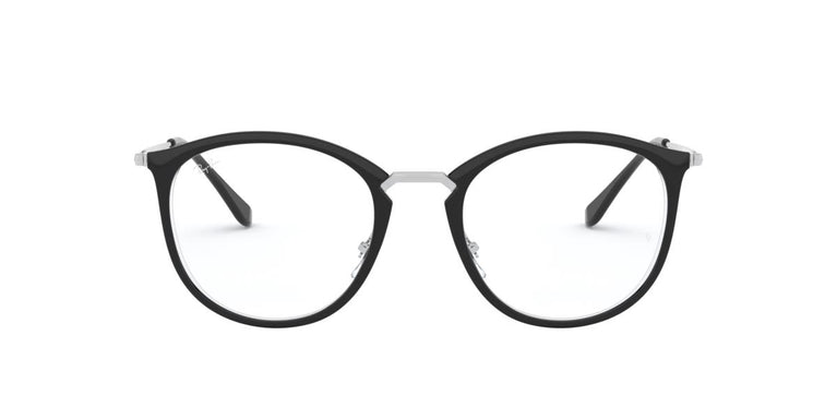 Ray-Ban RX7140 - 5852 - Black On Transparent - 49 mm