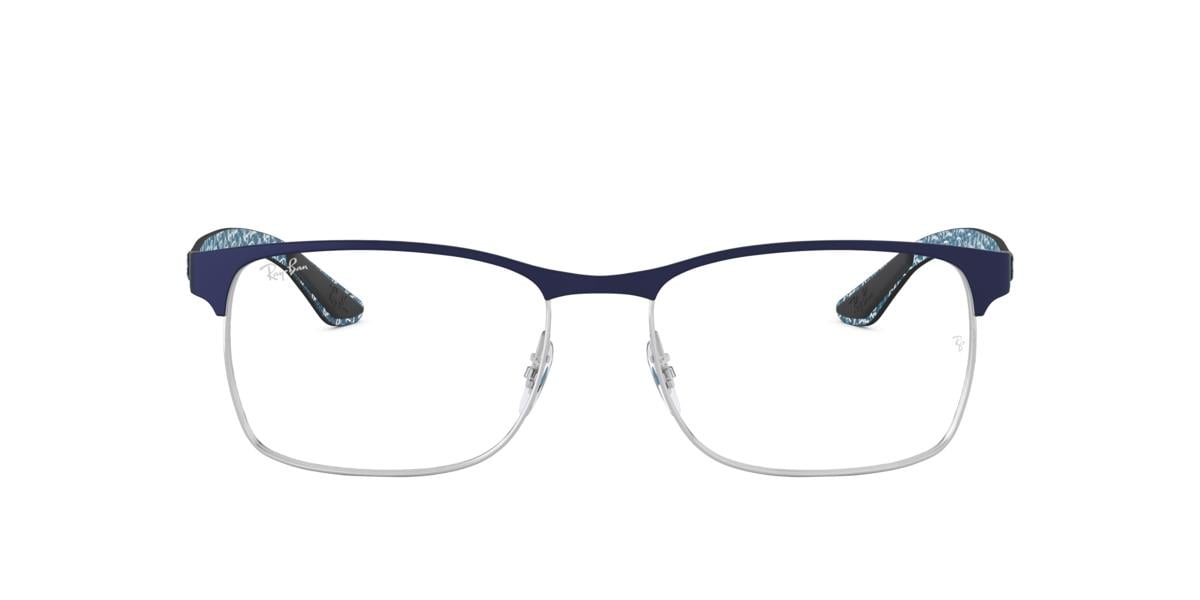 Ray-Ban RX8416 - 3016 - Matte Blue On Silver - 55 mm