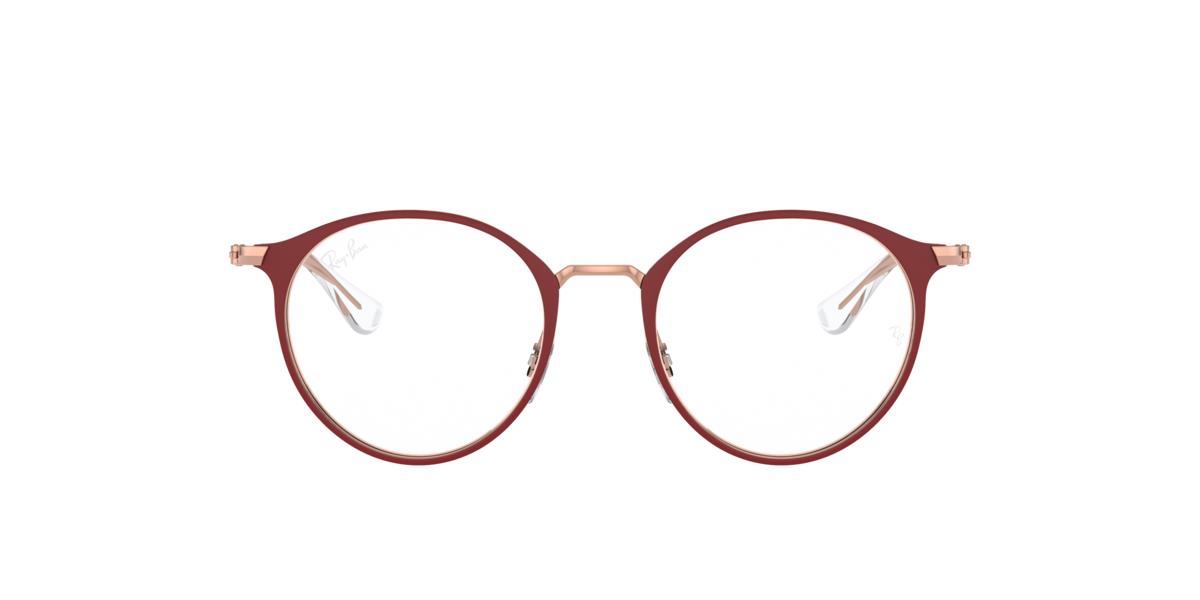 Ray-Ban RY1053 - 4077 - Matte Bordeaux On Rose Gold - 45 mm