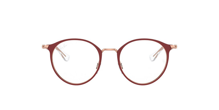 Ray-Ban RY1053 - 4077 - Matte Bordeaux On Rose Gold - 45 mm