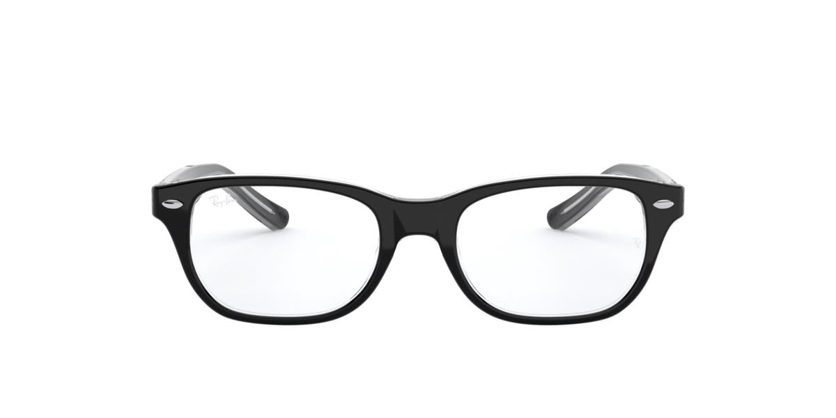 Ray-Ban RY1555 - 3529 - Black On Transparent - 48 mm
