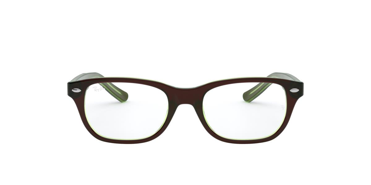 Ray-Ban RY1555 - 3665 - Brown On Green Fluo - 48 mm