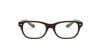 Ray-Ban RY1555 - 3665 - Brown On Green Fluo - 48 mm