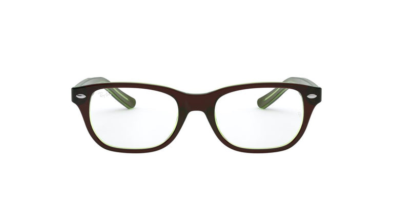 Ray-Ban RY1555 - 3665 - Brown On Green Fluo - 48 mm