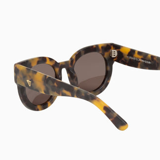 Valley Eyewear A Dead Coffin Club Matte Tort Brown Lens 50