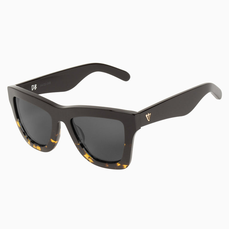 Valley Eyewear DB Black to Tort Black Lens 53