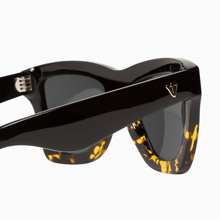 Valley Eyewear DB Black to Tort Black Lens 53