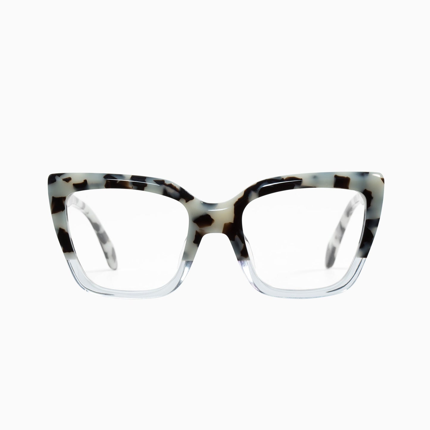 Valley Eyewear Legion Snow Leopard Tort to Clear/ Clear 51