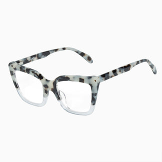 Valley Eyewear Legion Snow Leopard Tort to Clear/ Clear 51