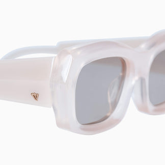 Valley Eyewear Holycity Desert Sand w. Bone Temples Light Brown Lens 51