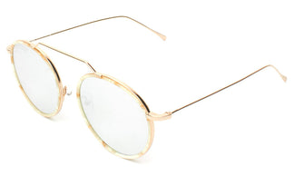 Illesteva Wynwood Ace Savannah Cream Marble-Gold-Silver Flat Mirror 51
