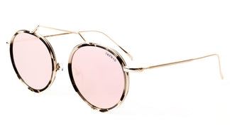 Illesteva Wynwood Ace White Tortoise-Gold-Bright Rose Flat Mirror 51