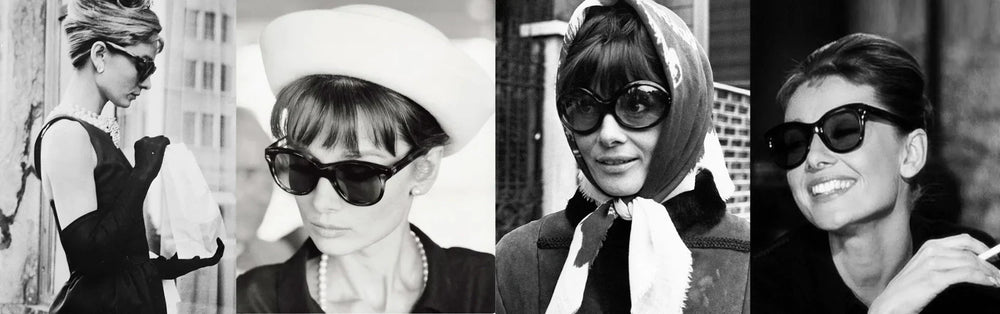 Audrey Hepburn y sus 5 gafas más Icónicas