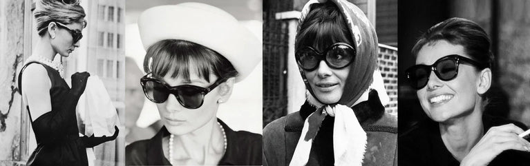 Audrey Hepburn y sus 5 gafas más Icónicas