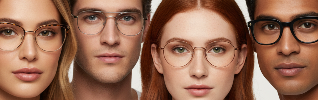 Las mejores gafas graduadas para el color de tus ojos: Una guía especial para un look de lujo.