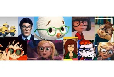 Los personajes animados con gafas más famosos