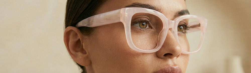 Gafas Milky Pink y los Tonos Cremosos