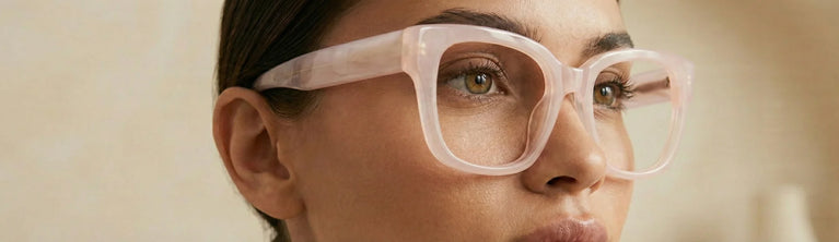 Gafas Milky Pink y los Tonos Cremosos
