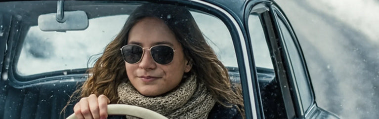 Gafas para Conducir en Invierno: Sol Bajo y Pavimento Mojado