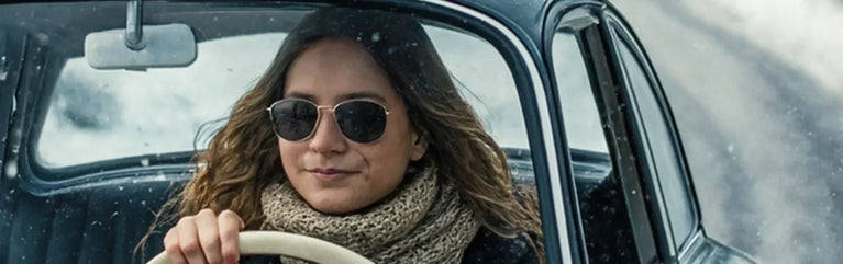 Gafas para Conducir en Invierno: Sol Bajo y Pavimento Mojado