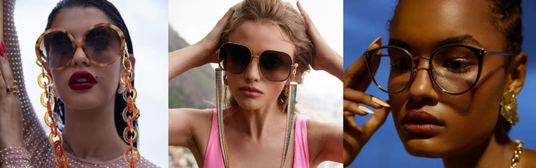 Tres mujeres con gafas Linda Farrow