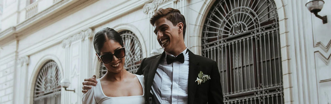 Gafas para bodas: ¿Es correcto usarlas? + 5 consejos