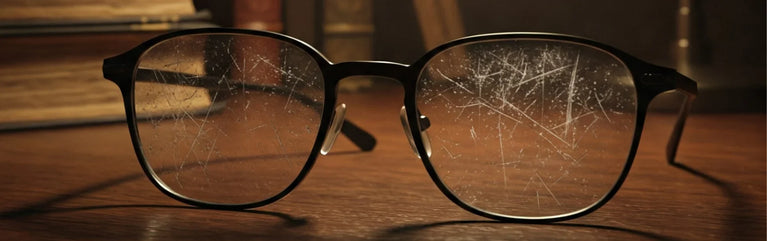 gafas rayadas y cómo repararlas