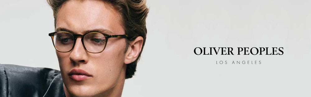 Hombre con gafas graduadas Oliver People