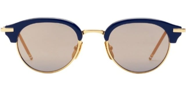 Thom Browne TB706 - BT-NVY-GLD - 47 mm