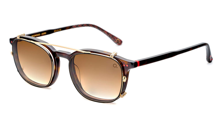 ETNIA BARCELONA REDWOOD CLIP ON SUN GDBK 51