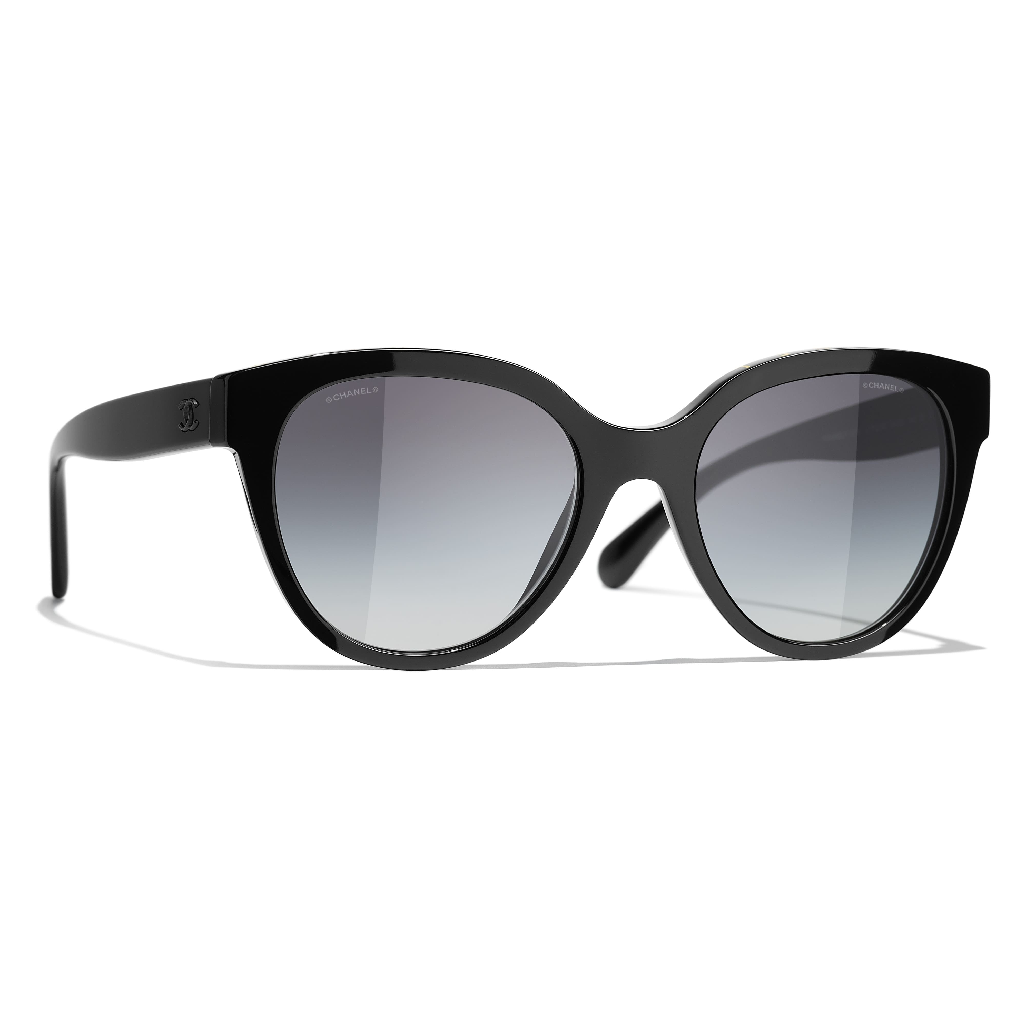 CHANEL サングラス 5414 C534/3 ブラック　定価68200円 シャネル サングラス CH5414 C534/3