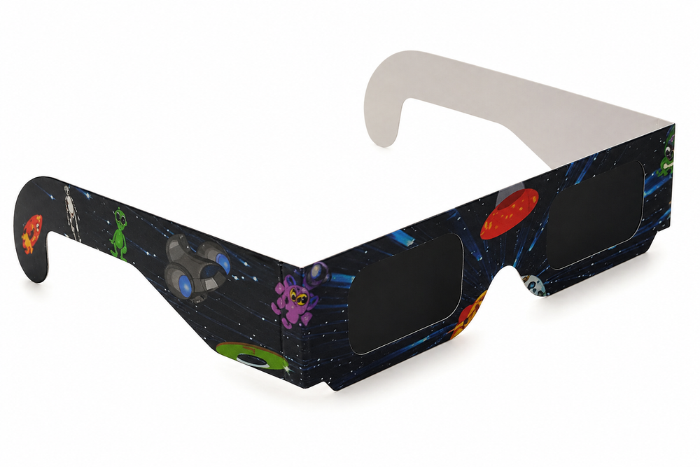 Ulleres de sol Eclipse certificades segons la norma ISO 12312-2 - Pack 10u