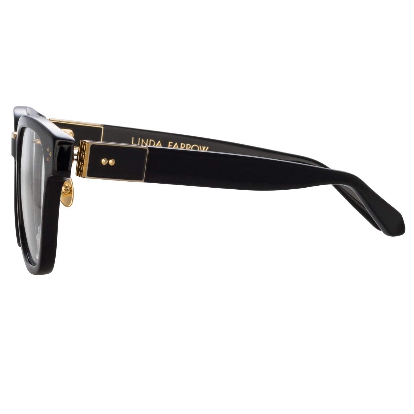 Linda Farrow Steffen Optical in Black AC 56